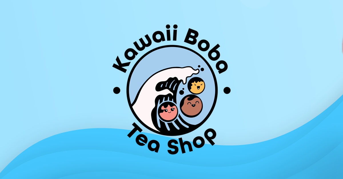 Kawaii Boba Logo